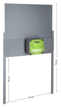 Automatische Hühnerklappe mit Selbst-Verriegelung EasyProtect XL - Öffnung 40x35 cm